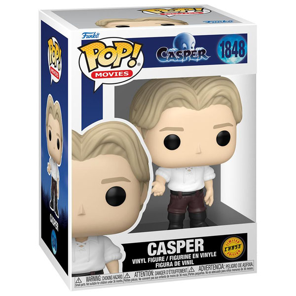 Funko POP #1848 Casper 30th Anniversary Casper Human Form Chase Variant Figure
